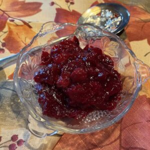 Simple Homemade Reduced Sugar Cranberry Sauce